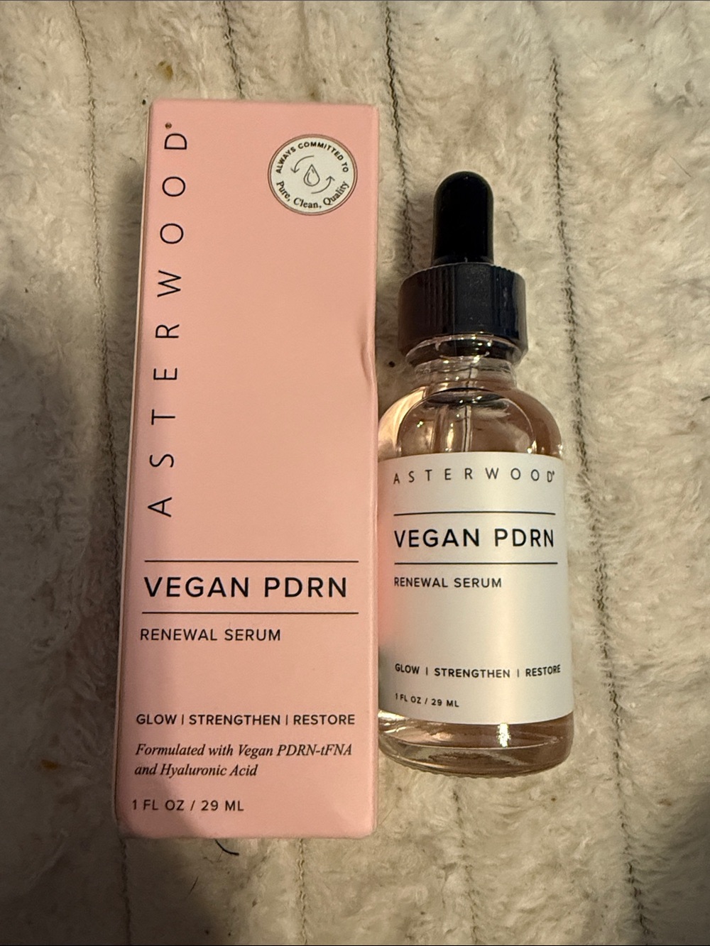 Asterwood Vegan PDRN Renewal Serum — Pink